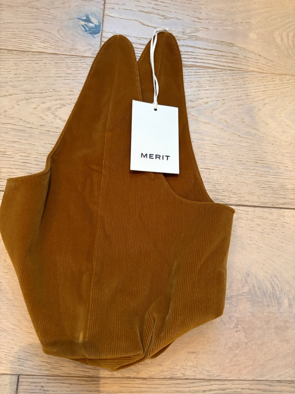 Women's Corduroy Jumpsuit - Camel Brown